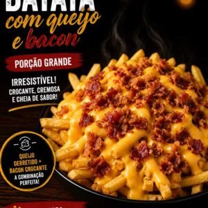 PORÇÃO-GRANDE-DE-BATATAS-FRITAS-COM-QUEIJO-E-BACON